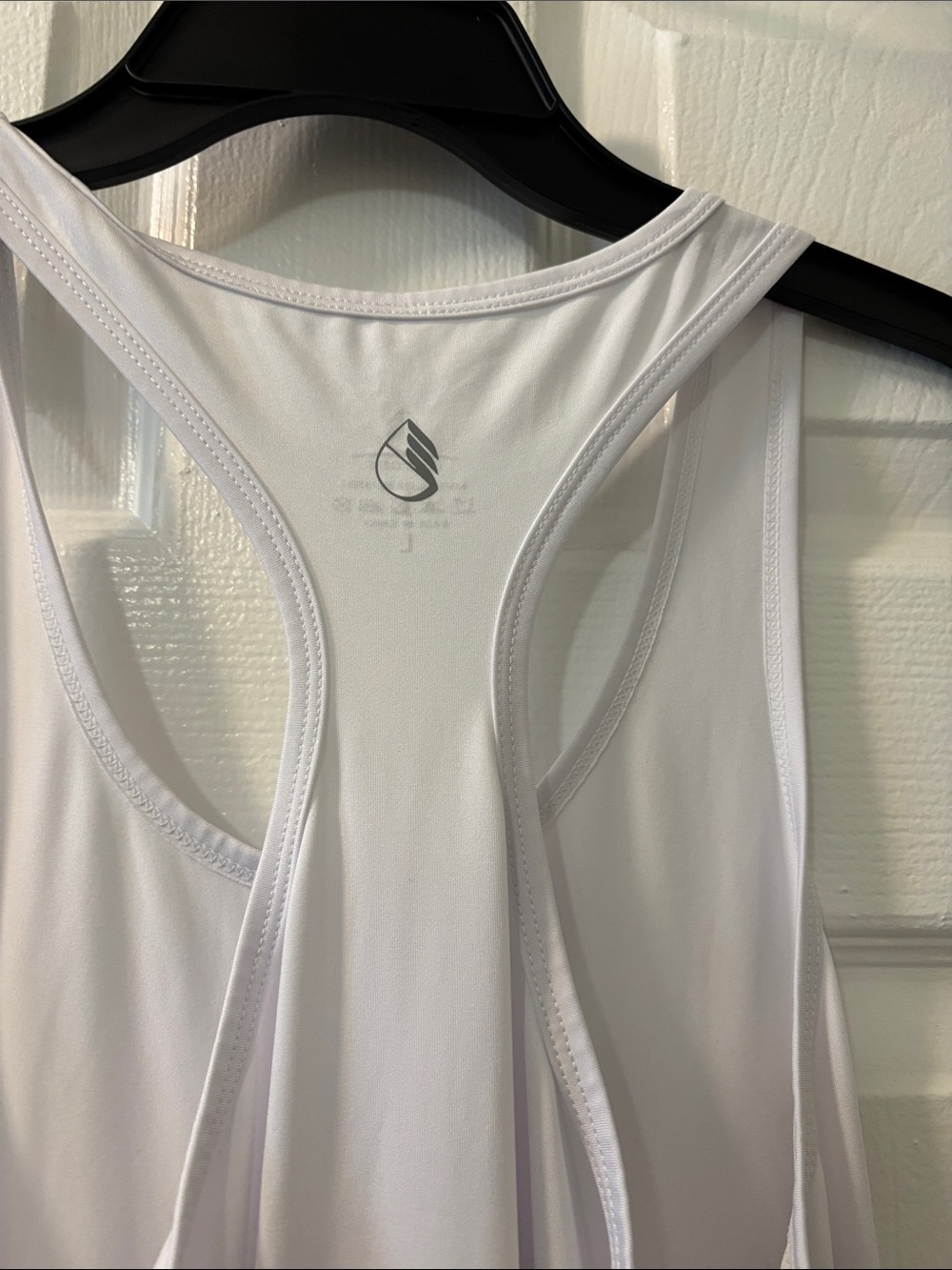 White Racerback Ruffle-Hem Dress - Unbranded - Picture 3 of 3